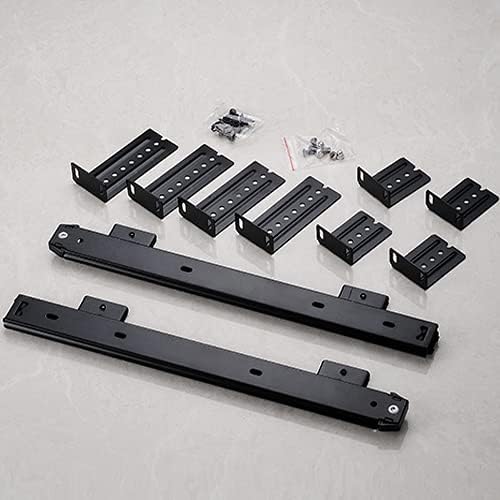 Keyboard Tray Under Desk Heavy-Duty Metal Slide-Out Platform Drawer Tray (Gray)