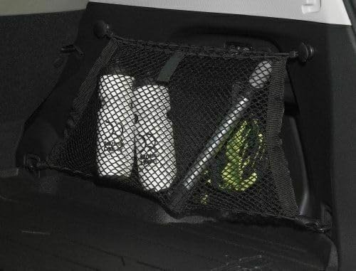 Rear Side Organizer Cargo Net for Subaru Forester 2010-2013 – Cargo Net Set of 2 for SUV - Premium Mesh Elastic Car Trunk Organizer Vehicle Carrier Storage–Compatible with Forester