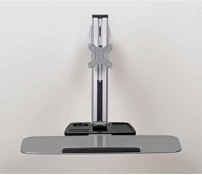 Tripp Lite Wall Mount for Sit Stand Desktop Workstation Height-Adjustable Standing Desk, Single Display (WWSS1332W)