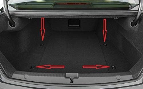 Rear Trunk Organizer Cargo Net for Acura RLX 2014–2020 – (2in1) Envelope/Floor Style Cargo Net for Sedan – Premium Mesh Elastic Car Trunk Organizer Vehicle Carrier Storage–Compatible with Acura RLX