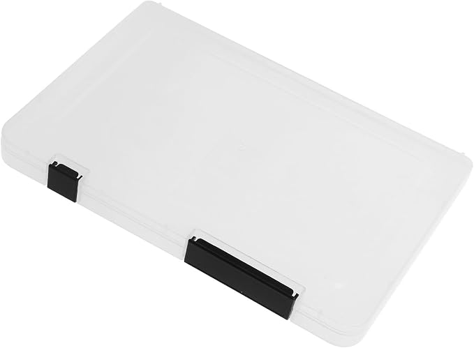 COHEALI A5 Document Organizer Box with Lid Portable Plastic File Storage Container Dustproof Office Paper and Magazine Holder for Document Protection and Desktop Filing