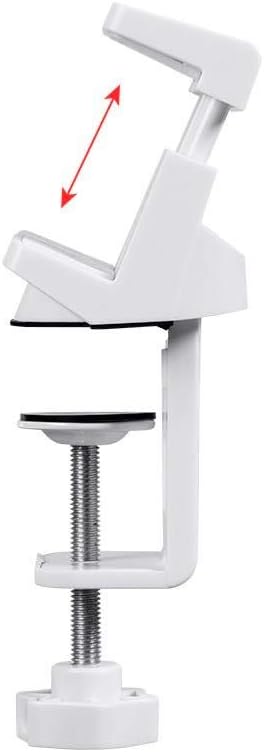 Monoprice Desk Clamp Holder for Surge Protectors, Power Strips, USB Hubs - Designed for Use With Sit-Stand Desks, White - Workstream Collection