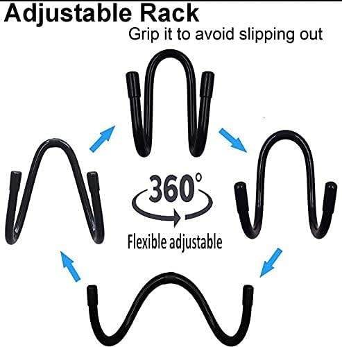 Flexible Over The Seat Hard Hat Rack Hard Hat Holder Hard Hat Hanger for Vehicle Truck Car Headrest Hangers - Universal Adjustable Hooks for bags, Coats, Purses - 4 Pack - No Hard Hat