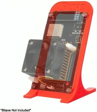Bitcoin Merch® - Bitaxe Minimalist Stand (Red)