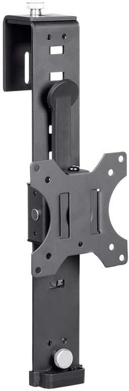 Monoprice Cubicle Flat Panel Monitor Mount - 10 Easy Height Adjustments, Up to 17.6lbs, Black - Workstream Collection