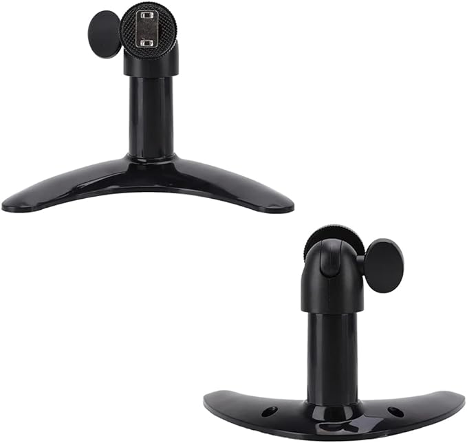 ASHATA Monitor Holder Stand, Desktop Computer Black Monitor Holder,Universal PC Accessories,ABS + Metal Material,Light Weight,for Small LCD Monitors from 7 to 11.6 Inch.