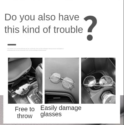 Sunglasses Holder For Car, Sunglasses Holder For Car Sun Visor, Glasses Holder Vehicle Visor Accessories For Woman Man