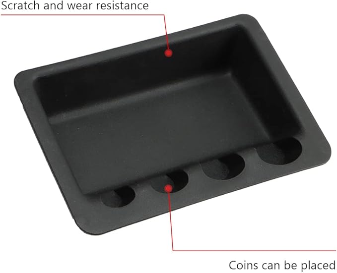 MARCHFA Center Console Organizer Tray for 2011-2022 2023Charger Accessories for Chrysler 300 2023 2022-2011 Armrest Organizer Tray Insert Storage Box (Black without mat)