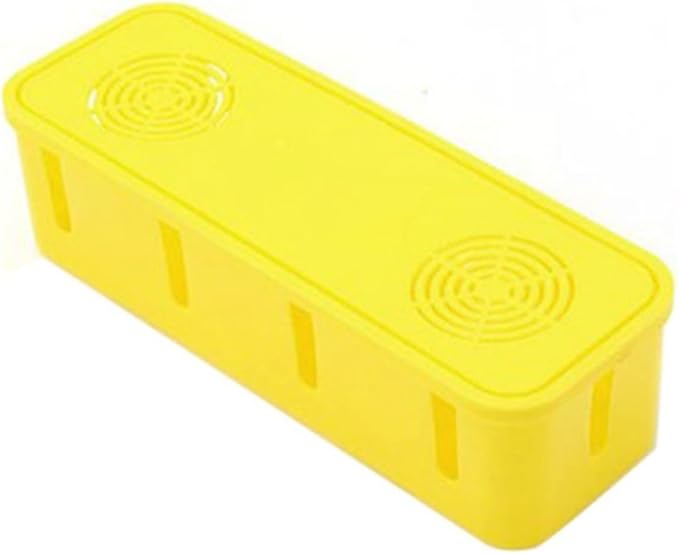 Angoily Cable Box Plug Socket Safety Box Storage Cable Wire Cord Organizer Power Strip