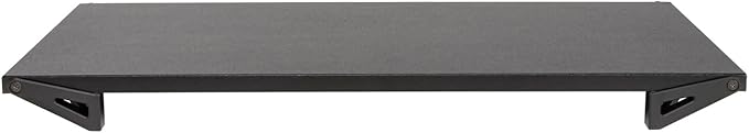 Allsop Lo Riser Monitor Stand, for 32" Monitors, 24" X 11" X 2" to 3", Black, Supports 30 Lb