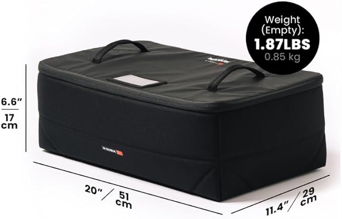 NANUK N-Cubik 17L Camera Bag Insert – Large Water-Resistant Cube – Shockproof Protective Camera Insert for Backpack – Perfect for Tech Gear & Accessories (11.4” x 13.3” x 6.6”)