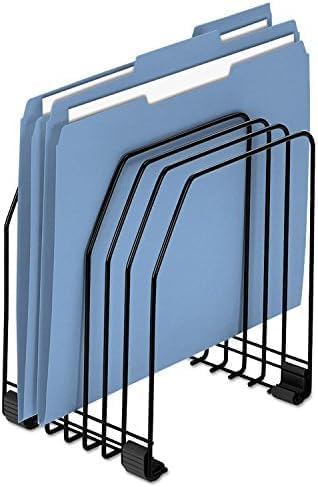 Fellowes Workstation File Organizer,7 Section,Wire,Black (68112),(Pack of 6)