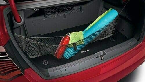 Rear Trunk Organizer Cargo Net for Acura RLX 2014–2020 – (2in1) Envelope/Floor Style Cargo Net for Sedan – Premium Mesh Elastic Car Trunk Organizer Vehicle Carrier Storage–Compatible with Acura RLX