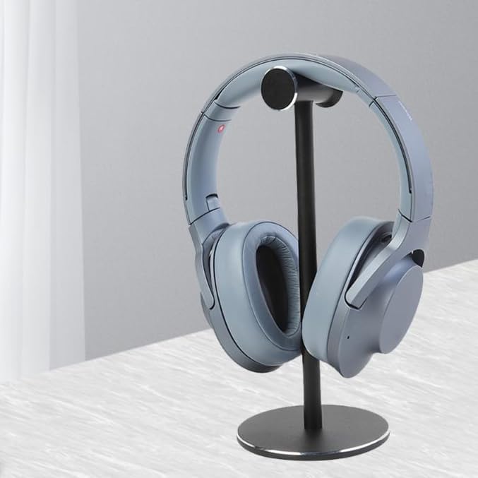 DREWCHAN Headphone Stand Metal Headphone Holder for AirPods Max,Bose, Beats,Sony etc (Black)
