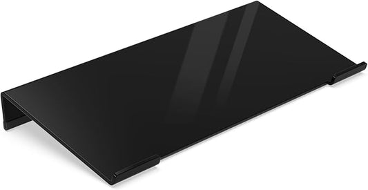 Acrylic Computer Keyboard Stand for Desk, Keyboard Riser Tilt Lift, Keyboard Holder for Desktop, Desk Keyboard Lifter（Black）