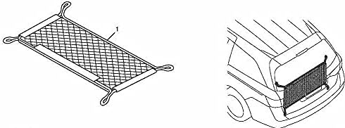 Rear Trunk Organizer Cargo Net for Kia Carnival 2022–2025 – Envelope Style Cargo Net for SUV – Premium Mesh Car Trunk Organizer Vehicle Carrier Storage – Compatible with Kia Carnival