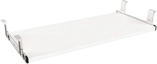 FRMSAET Furniture Accessories Office Product Suits Hardware 20/24/30 inches Keyboard Drawer Tray Wood Holder Under Desk Adjustable Height Platform. (30 inches, White)