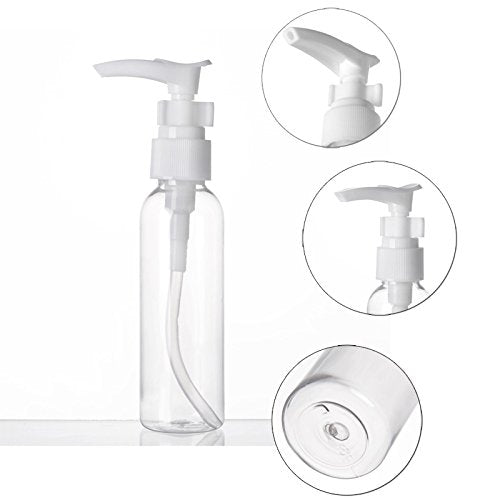ALINK 16pcs Travel Size Toiletry Bottles Set, Tsa Approved Clear Cosmetic Makeup Liquid Containers with Zipper Bag