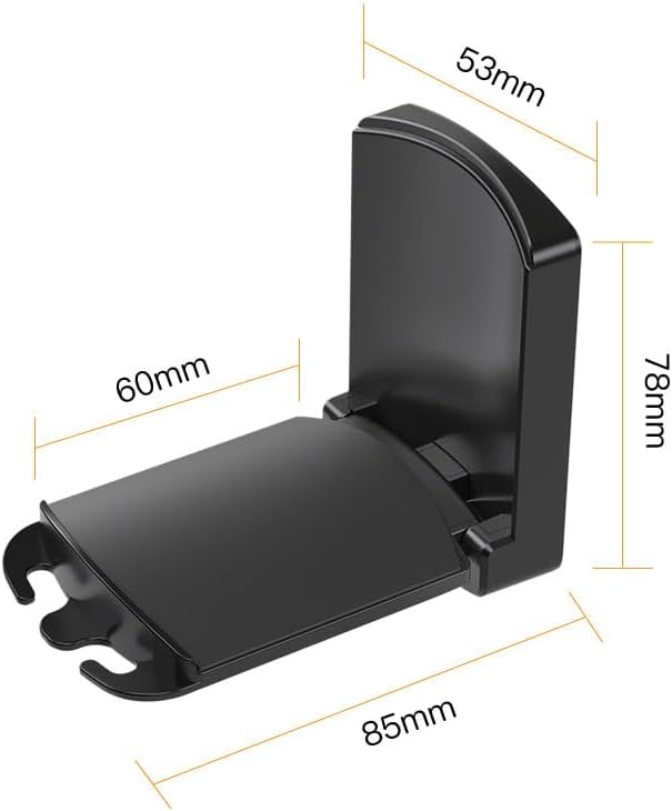 Headphone Stand Holder for Airpods Max,HyperX,Sennheiser,Sticky Headset Hanger Adhesive Headphone Hook Mount,Headset Stand Holder Clip Under Desk,Earphone Clamp for Airpods Max (White 2 Pack)