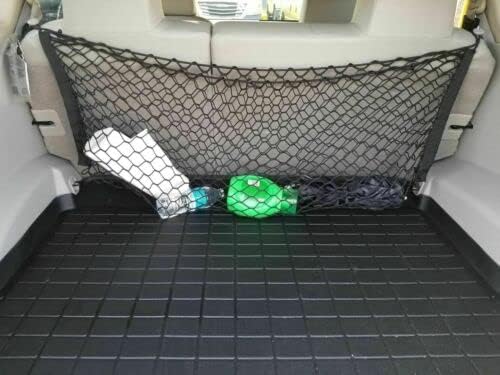 Trunk Rear Seats Organizer Cargo Net for Nissan Rogue 2008-2013-Envelope Style Cargo Net for SUV-Premium Mesh Elastic Car Trunk Organizer Vehicle Carrier Storage–Compatible with Rogue