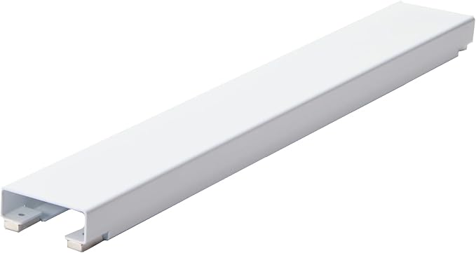 We're it Magnetic Cable Tray | Under Desk Wire Management | 17.7" Metal Organizer | White