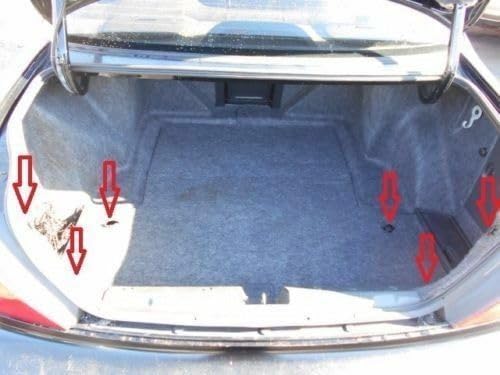 Trunk Organizer Cargo Net for Acura CL 1997–2003 – Envelope & Floor Style Cargo Net for Coupe - Premium Mesh Elastic Car Trunk Organizer Vehicle Carrier Storage–Compatible with Acura CL