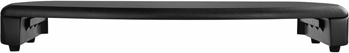Kantek Crt/LCD Stand with Keyboard Storage, 23" X 13.25" X 3", Black, Supports 80 Lbs