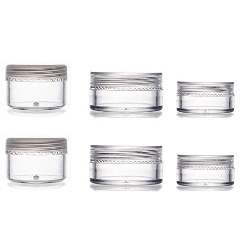 ALINK 16pcs Travel Size Toiletry Bottles Set, Tsa Approved Clear Cosmetic Makeup Liquid Containers with Zipper Bag