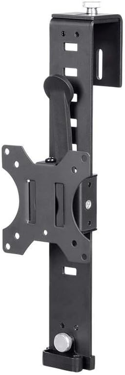 Monoprice Cubicle Flat Panel Monitor Mount - 10 Easy Height Adjustments, Up to 17.6lbs, Black - Workstream Collection