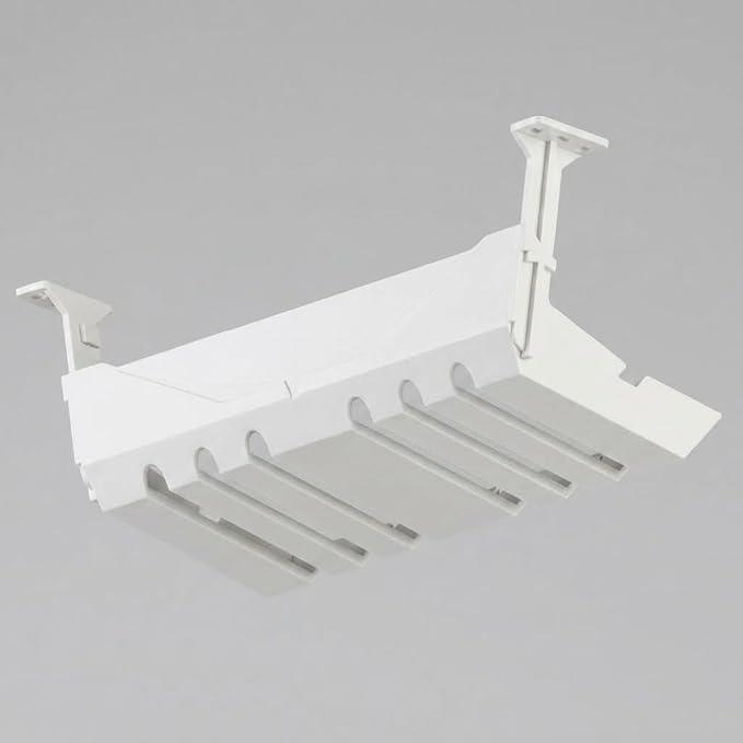 Cable Management Box, Cord Organizer Box for Desk Organizer, Under Desk Cable Box for, Modern Minimalist Home Office, White
