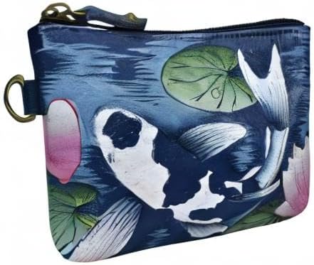 Anna by Anuschka Women's Hand Painted Leather Coin Pouch Purse
