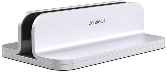 JOKItech Aluminum Laptop Stand, Sturdy and Adjustable, Compatible with Apple MacBook Pro/Air, Mac Mini, iPad Pro, Silver