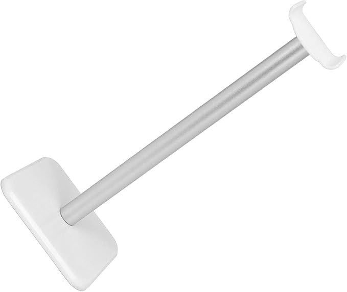 Headphone Stand, Headset Holder Gaming Headset Holder with Aluminum Supporting Bar Flexible Headrest Rounded Corner Anti Slip Base for All Headphones Size (White)