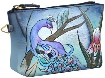 Anna by Anuschka Women's Hand Painted Leather Coin Pouch Purse