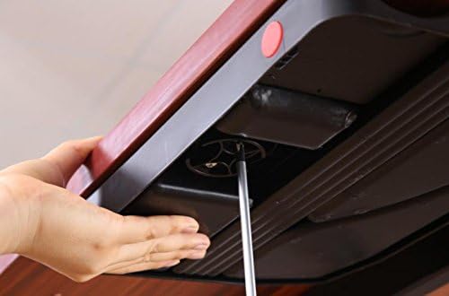 ApexDesk Screw-On Under Desk 360-Degree Swivel Drawer - Perfect Office Storage Accessory for Your Existing Standing Desk (Screw-On Desk Drawer - Black), (USD-1015-BLACK)