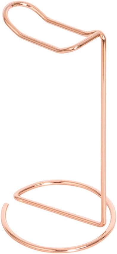 lasenersm 1 Piece Headphone Stand Metal Headphone Holder Headphone Holder Stand Headphone Showing Display Hanger Earphone Hanger Headset Hanger Headphone Shelf Hanger, Rose Gold
