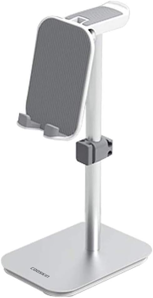 Aluminum Alloy Headphone Stand Earphone Holder Compatible with Kindle eBook Reader Up to 11 Inch, Desktop Dock (Silver)