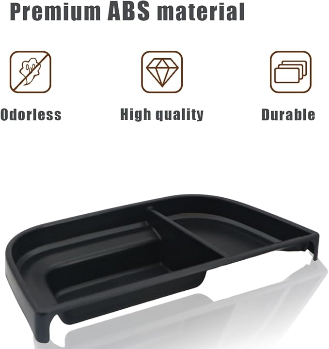 Muslogy Dashboard Storage Tray Compatible with Ford Maverick 2024 2022-2023 Maverick & Hybrid XL XLT Lariat Accessories (Light Brown)