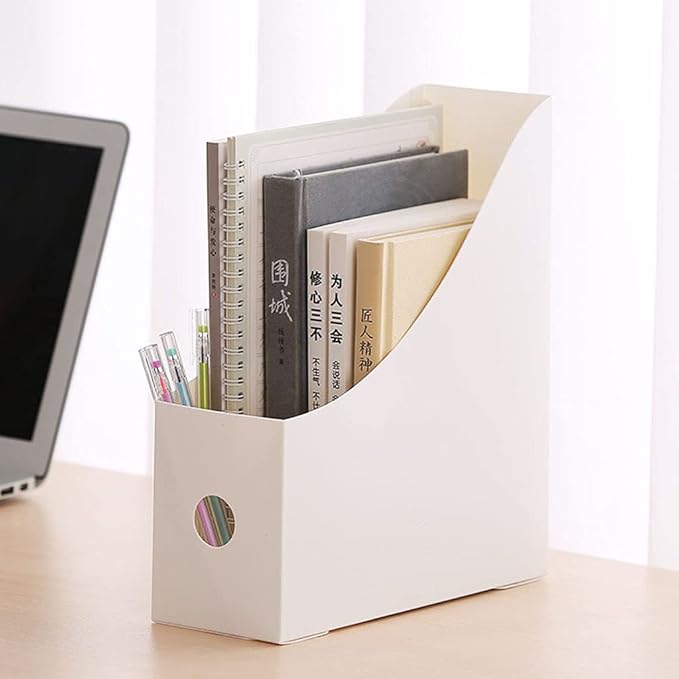 File Storage Box Folding Desktop Sundries Storage Rack Container for Home Bedroom Study Desk Decoration