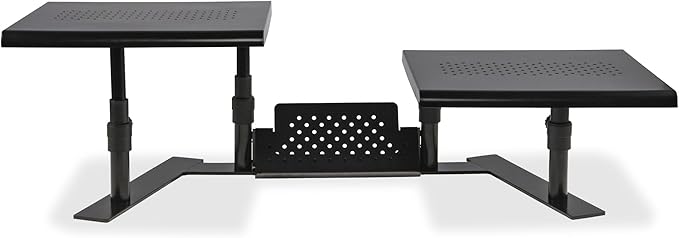 Allsop 31883 Metal Art ErgoTwin Dual Monitor Stand