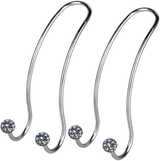 SAVORI Auto Hooks Bling Car Hangers Organizer Seat Headrest Hooks Strong and Durable Backseat Hanger Storage Universal for SUV Truck Vehicle 2 Pack (Gey)