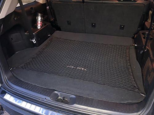 Floor Style Automotive Elastic Trunk Mesh Cargo Net for Toyota Highlander 2001-2019 - Premium Trunk Organizer and Storage - Luggage Net for Crossover- Best Car Organizer for Toyota Highlander