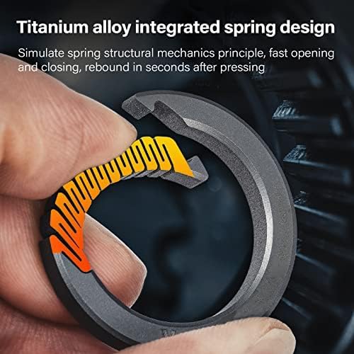 MecArmy Titanium 3pcs/4pcs/7pcs/18pcs Key Rings Keychain Large Small Split Rings