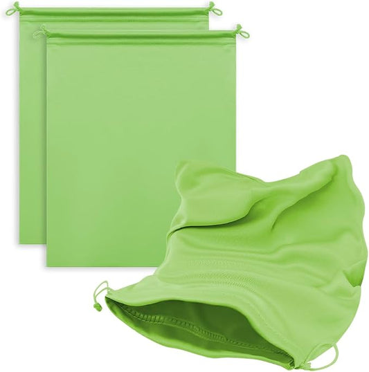 Microfiber Drawstring Bags, Multi-Size Soft Protective Pouches for Shoes, Ski Goggles, Sunglasses, Handbags & Camera Lenses