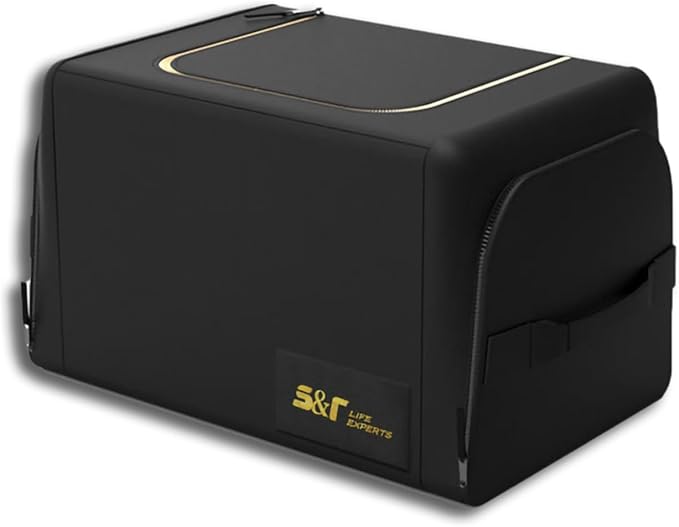 Car Trunk Organizer, Storage Box Large Capacity with 3 Layers Collapsible Auto Accessories for SUV Trunk Storage (#1)