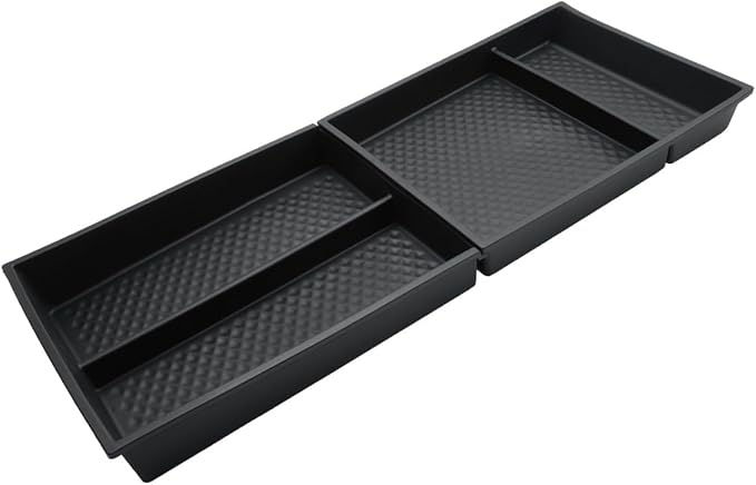 CDEFG 2Pcs for 2025 2026 Murano Center Console Organizer for 2025 2026 Murano Accessories Lower Console Organizer Tray Armrest Storage Box