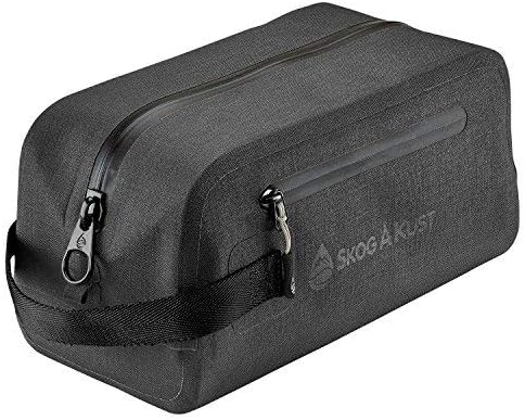 Skog Å Kust DoppSåk Waterproof & Leak-Proof Travel Toiletry Bag | Large, Black