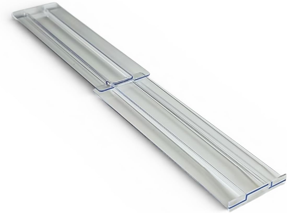 Neatly You Clear Adjustable Drawer Dividers ??Expandable (11??1in) Drawer Organizers 3.25" high, Sturdy Plastic Separators for Kitchen, Dresser, Bathroom, Vanity & Desk ??4 or 8 Pack (8)
