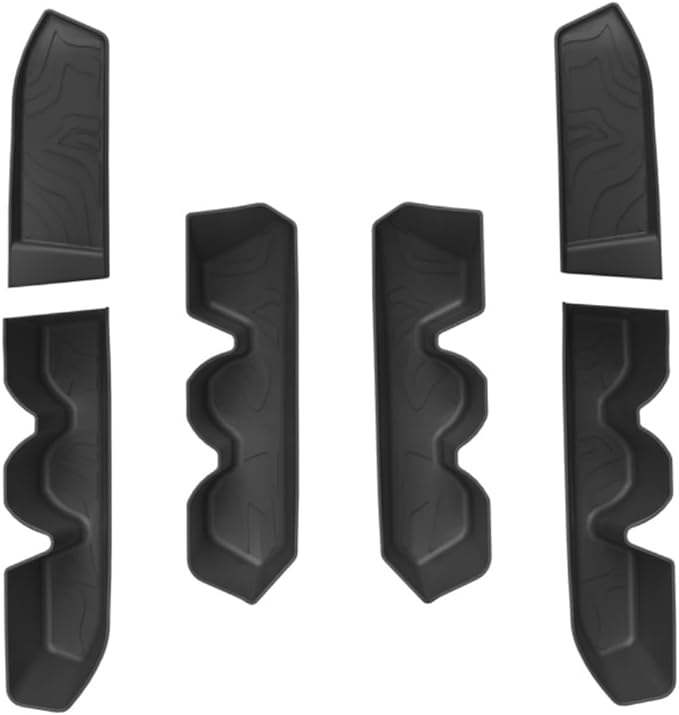 SXCY for 2025 2026 Toyota Tacoma Door Storage Organizer for 2024 2025 2026 Toyota Tacoma Accessories 2026 Tacoma Console Organizer TPE Car Gate Side Organizer Front&Rear Door Insert Box