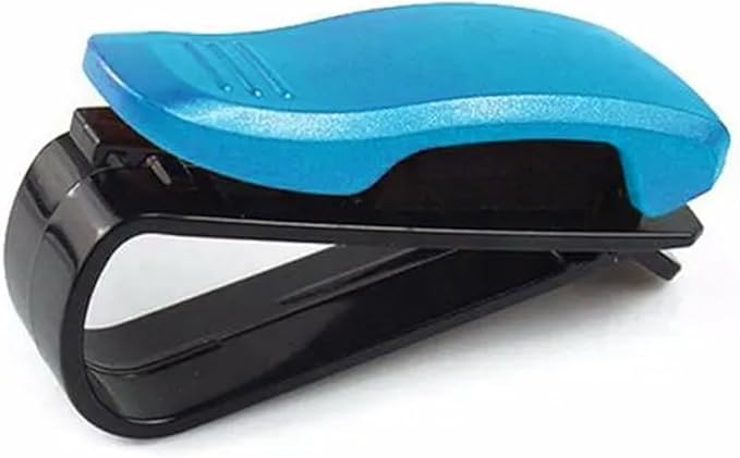 Car Glasses Case Car Sun Visor Glasses Box Sunglasses Clip Card Ticket Holder Stand Fastener Pen Case Glasses(C)